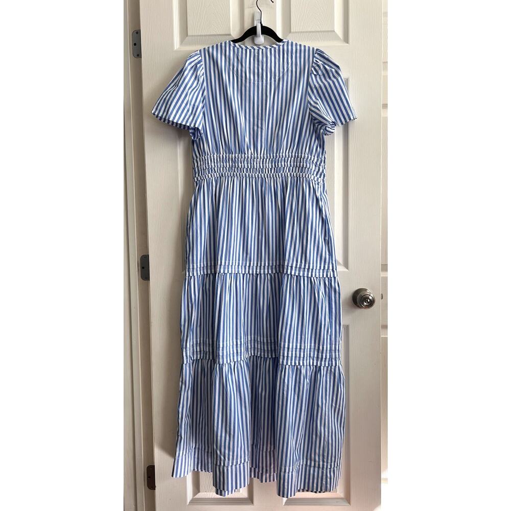 Quince Blue and White Striped Maxi Dress - Picture 8 of 13